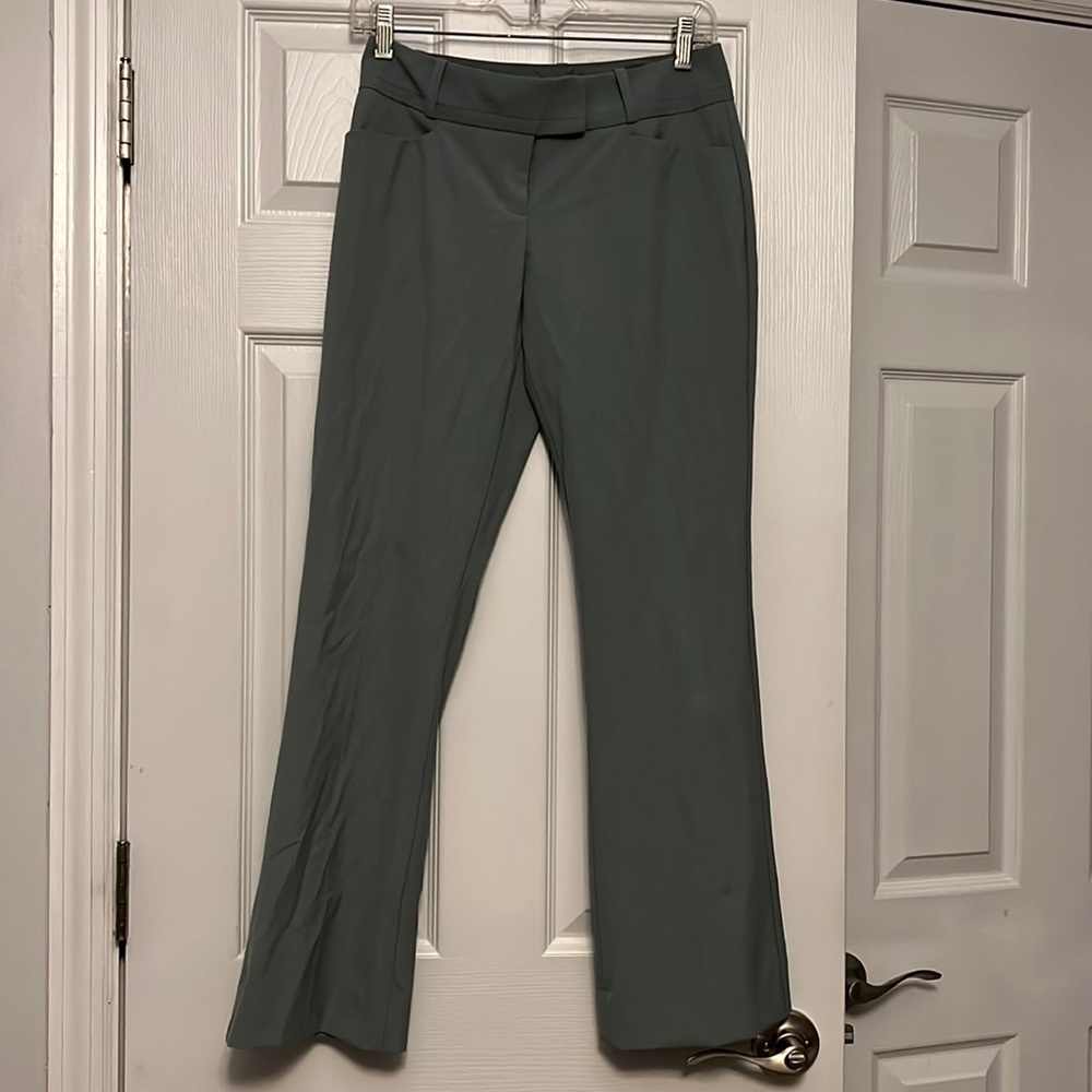Green dress pants